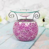 Desire Pink Crackle Mosaic Wax Melt Warmer Extra Image 1 Preview